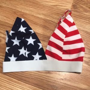 american flag bralette